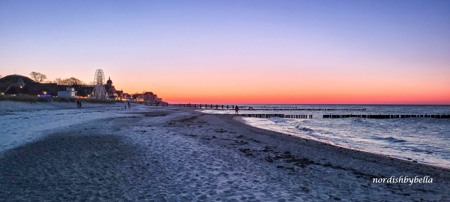 Sonnenuntergang am Strand von Kühlungsborn West