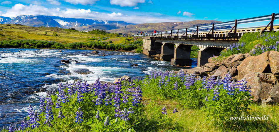 Brücke am Laxfoss