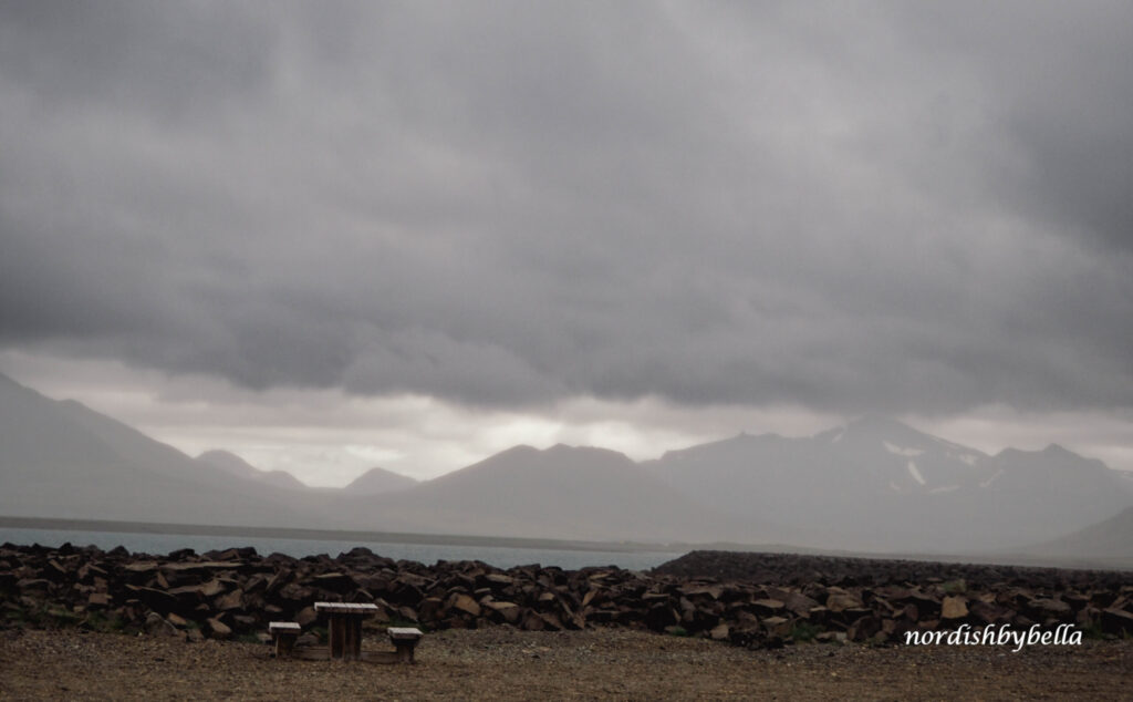 Schlechtwetterfront bei Kolgrafarfjörður