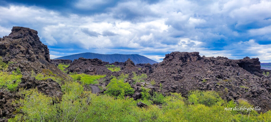 Dimmuborgir, eine mystische Landschaft mit Lavagestein