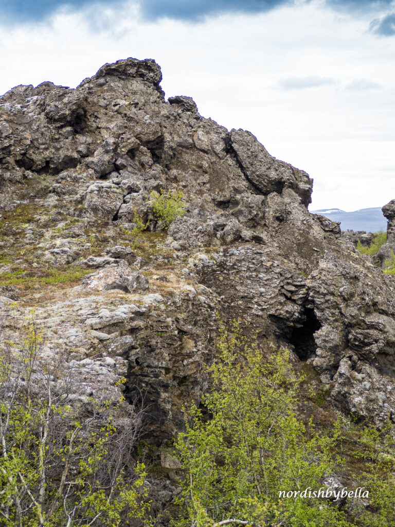 Felsformation, in Form eines Trollgesichts