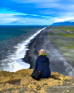 Blick auf Dyrhólaey Beach