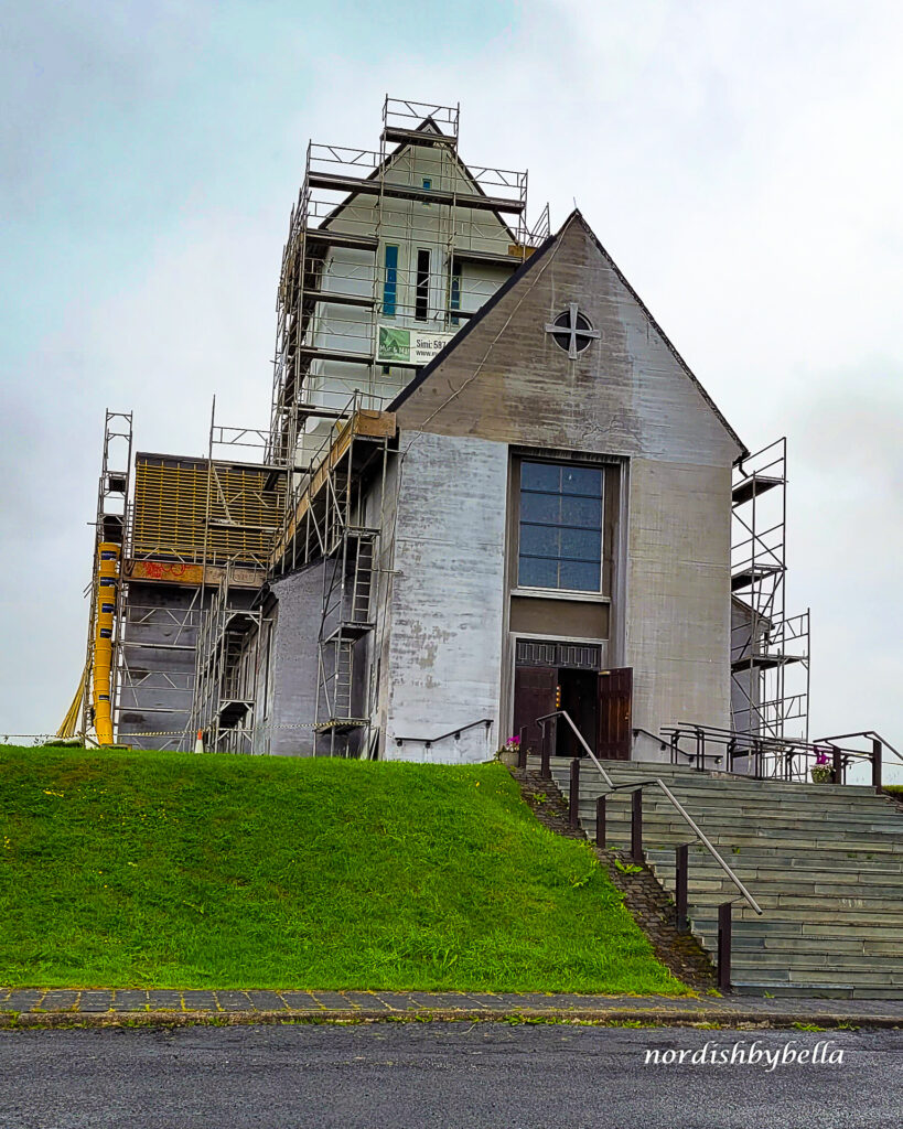 Domkirche von Skálholt in Renovierung